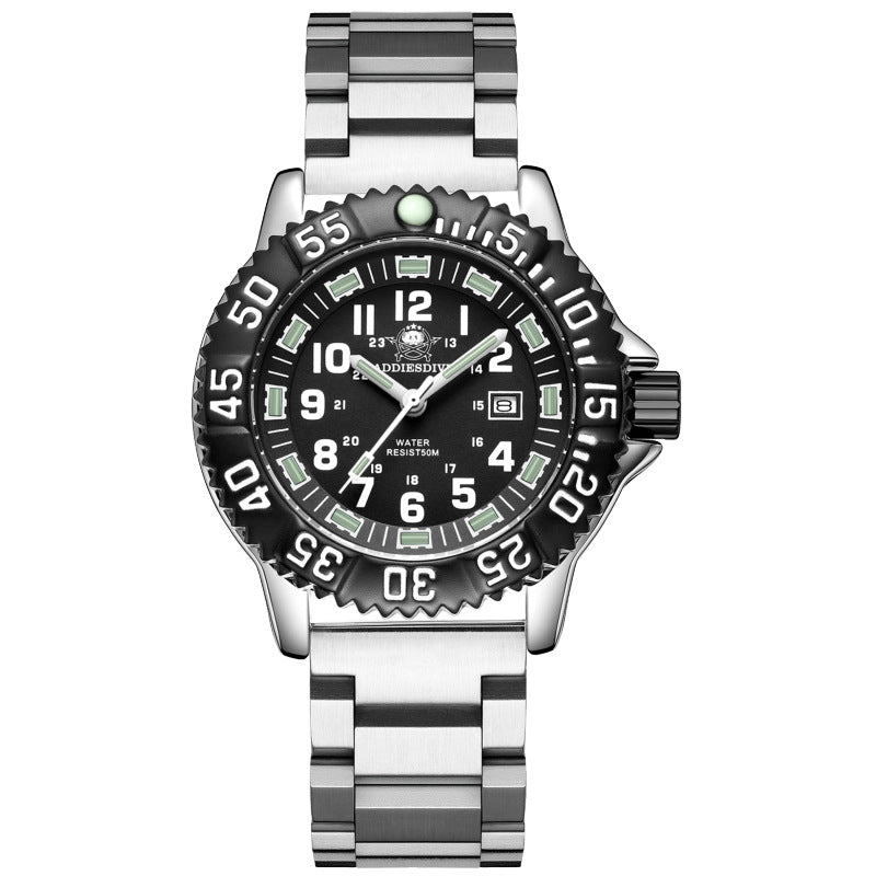 Sports Waterproof Watch Luminous Stainless Steel Watch